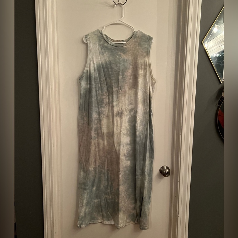 Ice Dye Universal Thread Maxi Dress || size XXL
